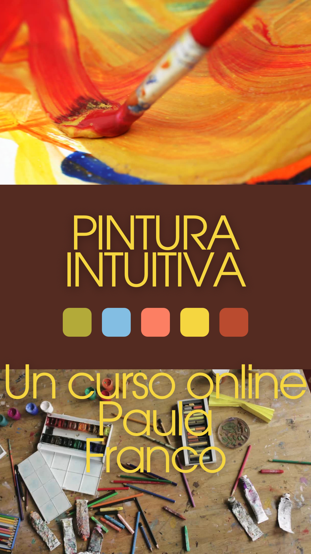 Queridas amigas: Buenas noticias creativas! 
En julio🦋Vuelven mis cursos emblemáticos de PINTURA INTUITIVA ✨🌀🎨🦋🙏
Te sumarias a un viaje súper creativo alrededor de la rueda sagrada personal?  No