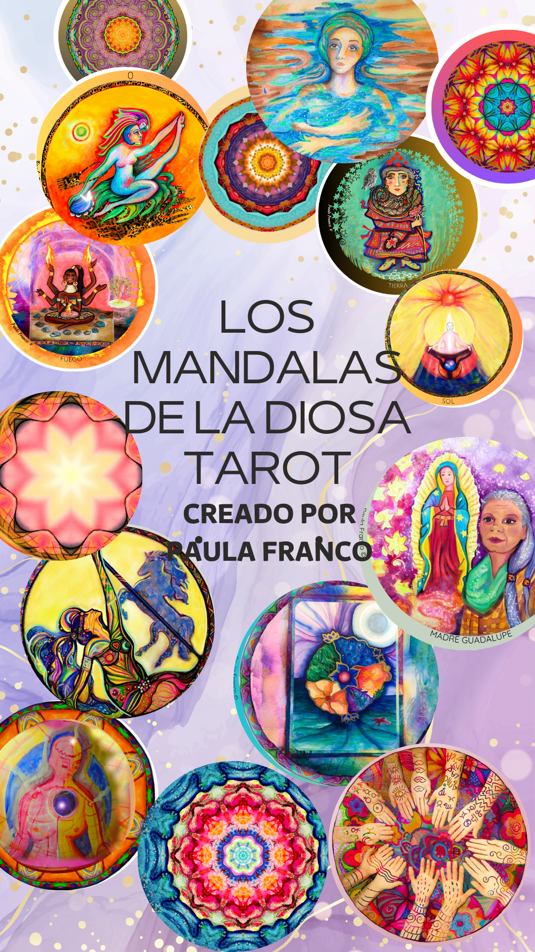 ✨🧡 **Te presento mi nuevo tarot: “Los Mandalas de la Diosa”**  
Mucho más que un grupo de cartas, este tarot es:  
🪷 **Un camino hacia tu poder personal** y tu conexión con la rueda sagrada.