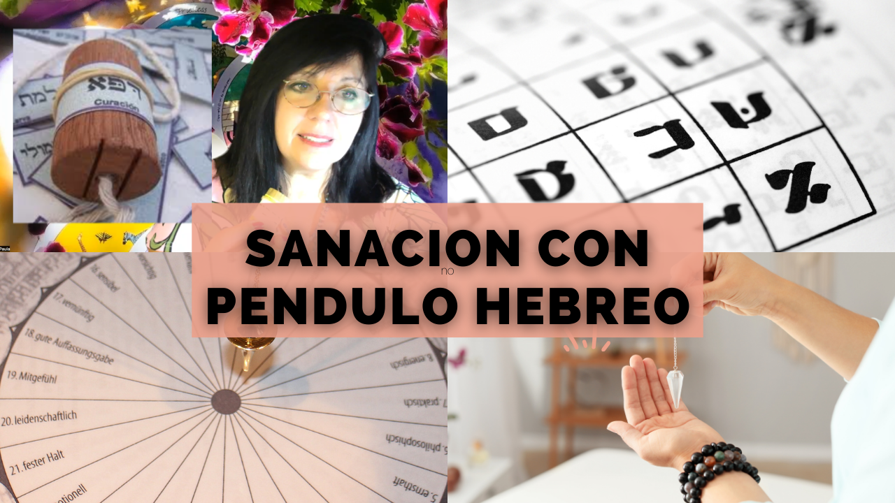 Sesiones de sanacion con pendulo hebreo. Con Paula Franco