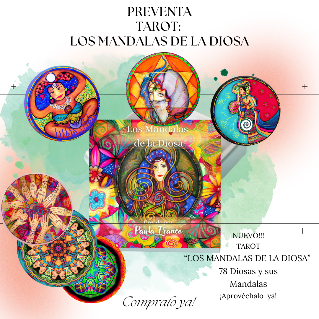 Cartas  de tarot Los Mandalas de la Diosa, creado por Paula franco