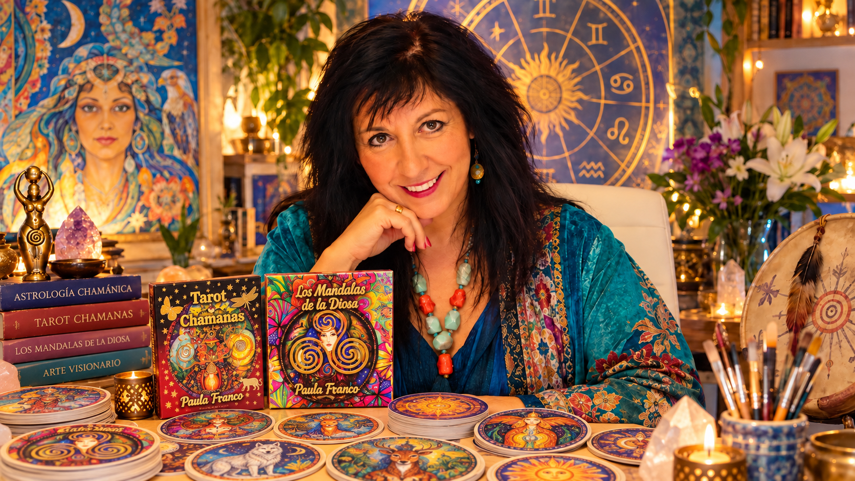 Paula Franco astrología chamanica, arte