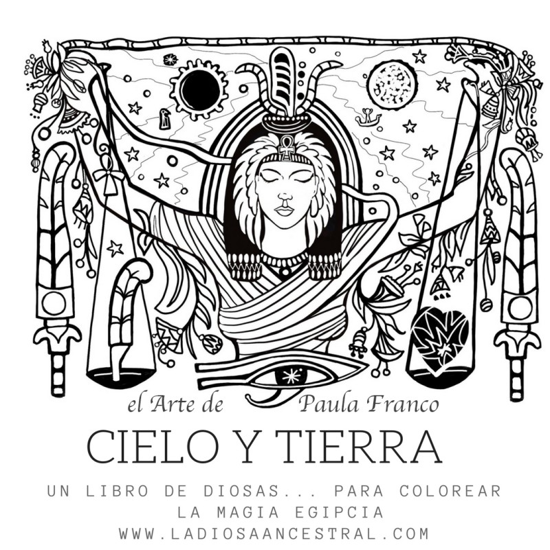 CIELO Y TIERRA COLORING BOOK DE PAULA FRANCO